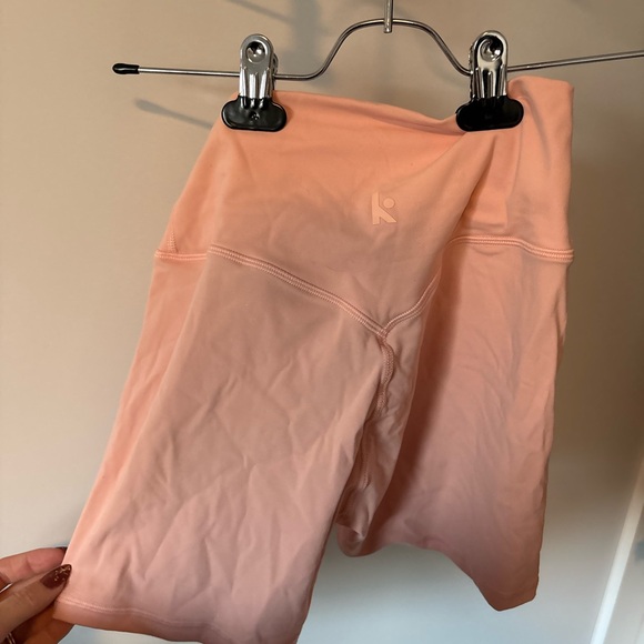 Peach Women's Athletic Shorts - Picture 2 of 3